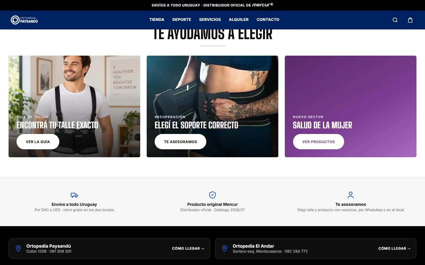 Ortopedia Paysandú: Te ayudamos a elegir